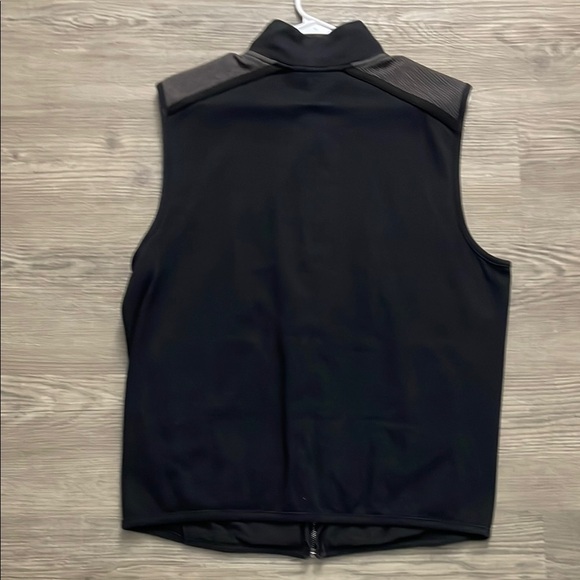Perry Ellis Black Vest Jacket with Stand-Up Collar - Picture 2 of 2